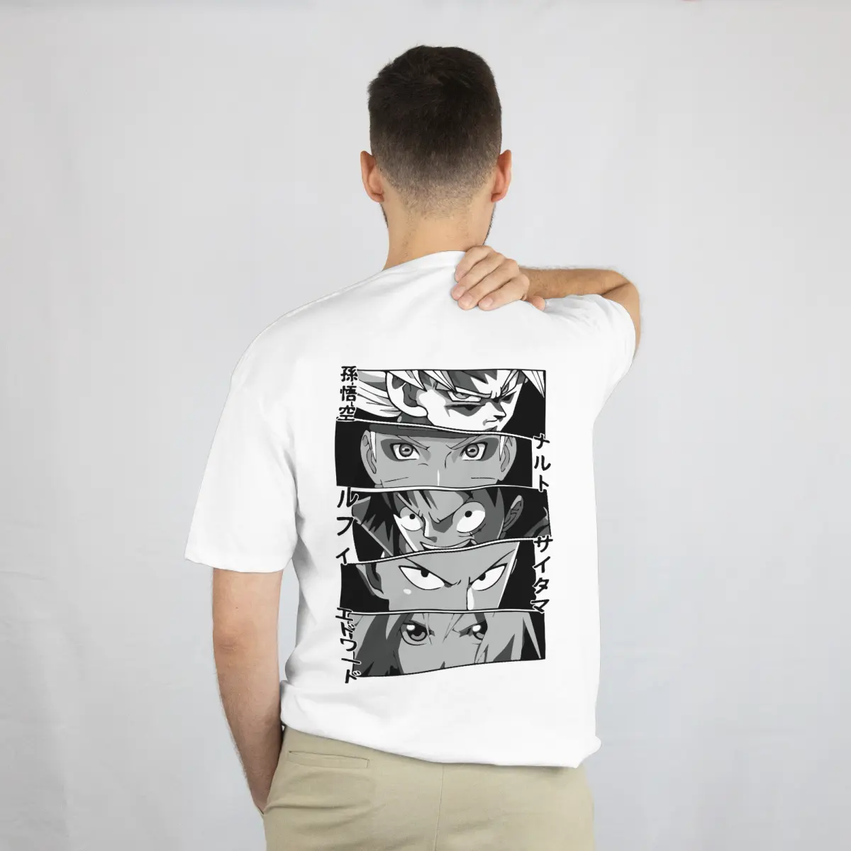 imagen de Playera Anime - Blanco