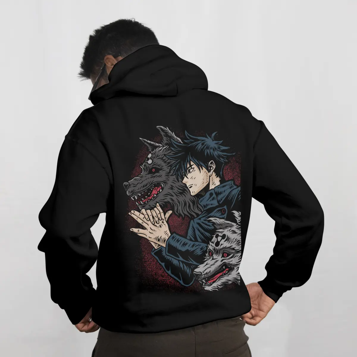 imagen de Sudadera Anime - Negro